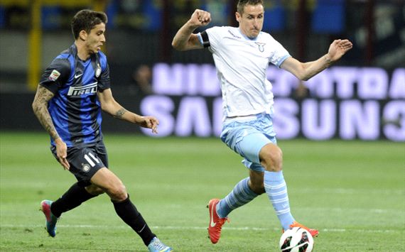 Ricardo Alvarez, Miroslav Klose - Inter-Lazio