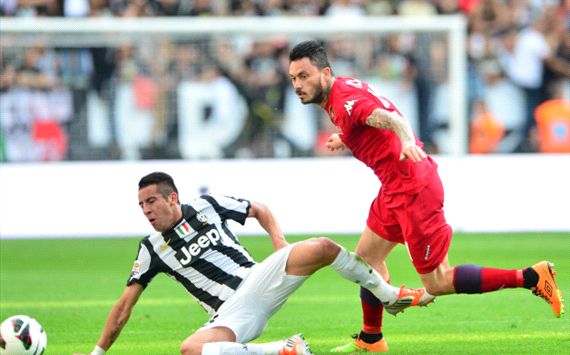 Mauricio Isla, Mauricio Pinilla - Juventus-Cagliari