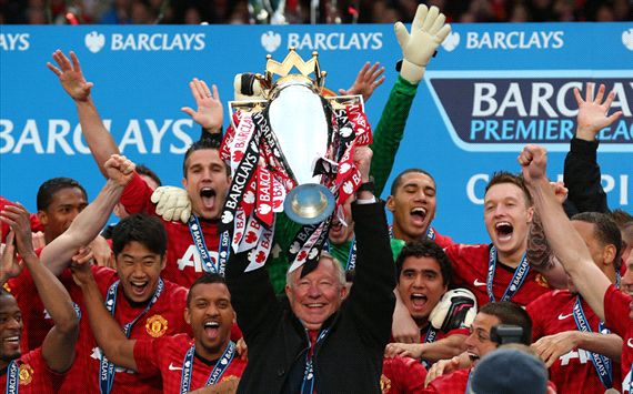 EPL - Manchester United v Swansea City, Sir Alex Ferguson