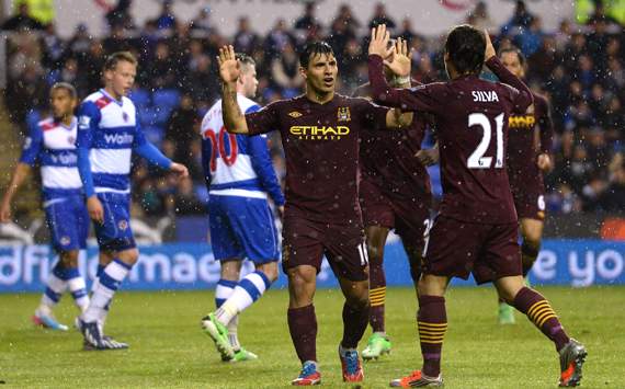 EPL - Reading v Manchester City, Sergio Aguero