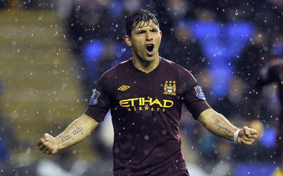 EPL - Manchester City v Reading, Sergio Aguero
