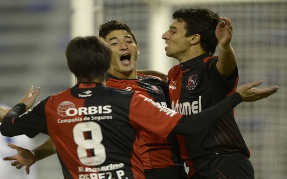 Festejo Casco Newell's Vélez