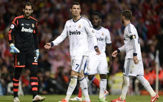 Cristiano Ronaldo y Diego López, Real Madrid - Atlético Madrid