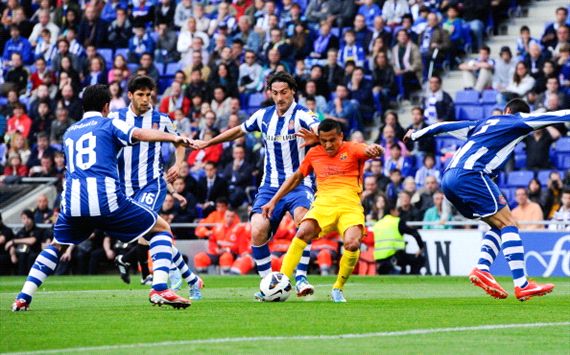 Espanyol - Barcelona ::: Alexis Sanchez scores