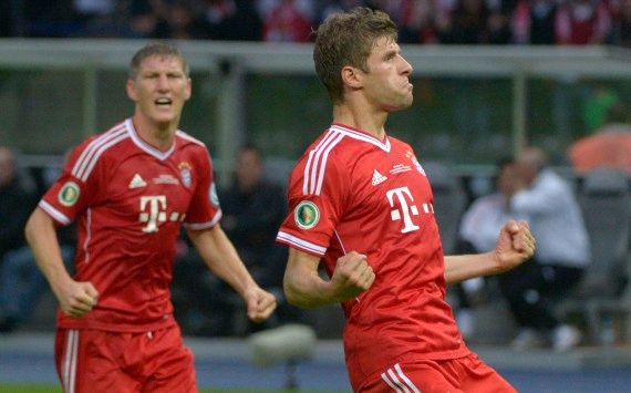 German Cup: Bayern Munich - VfB Stuttgart, Thomas Muller