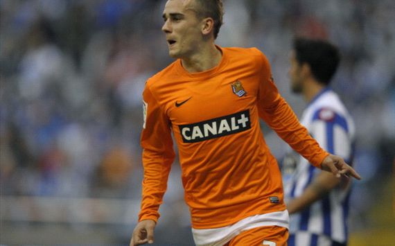 Antoine Griezmann, Deportivo La Coruña - Real Sociedad