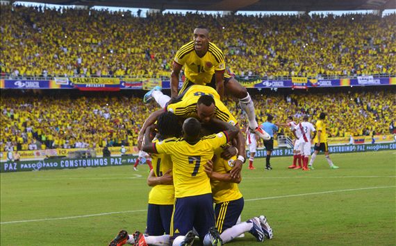 Colombia celebración gol de Falcao