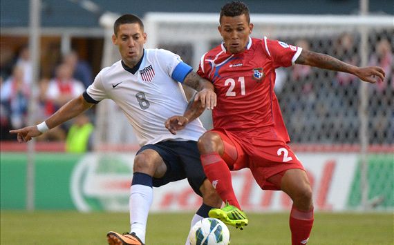 Clint Dempsey, USA, United States; Amilcar Henriquez, Panama