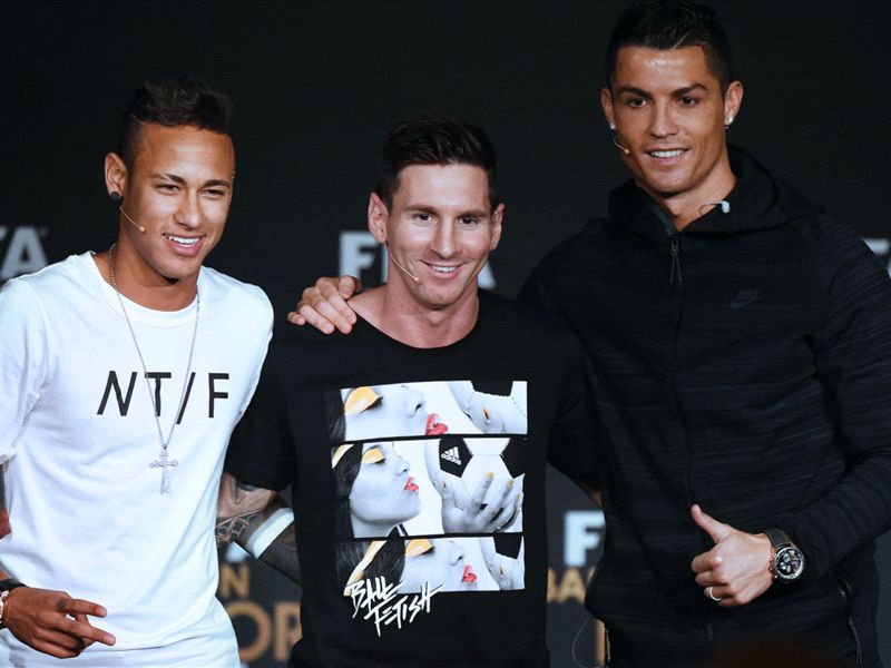 How Ronaldo HELPED Neymar at the Ballon d'Or awards