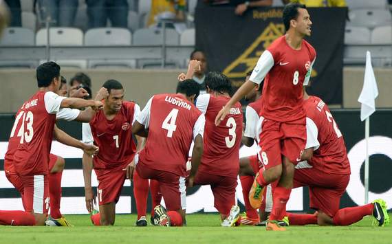 Tahiti celebrate against Nigeria - Confederations Cup 2013