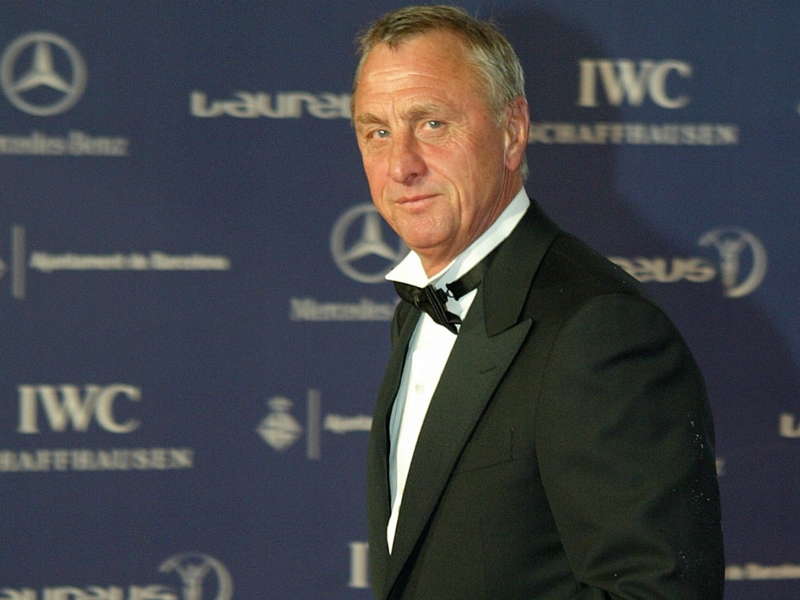 Jordi Cruyff hails Johan as an immortal of football