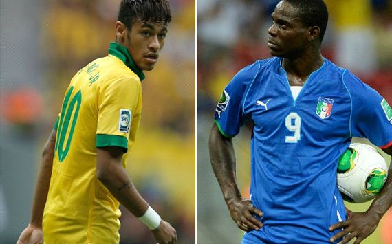 Neymar, Mario Balotelli