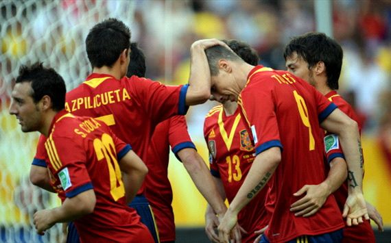 Spain v Tahiti: Group B - FIFA Confederations Cup Brazil