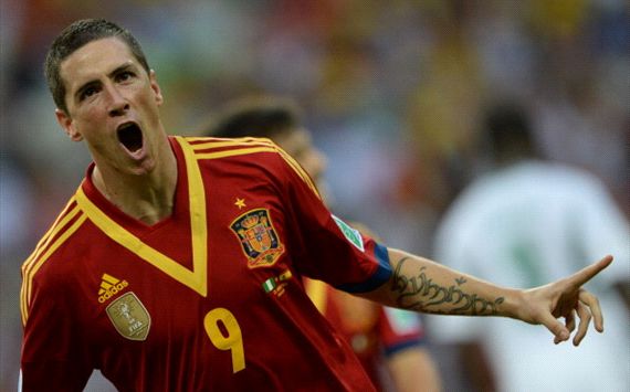 Fernando Torres, Nigeria-España; Copa Confederaciones