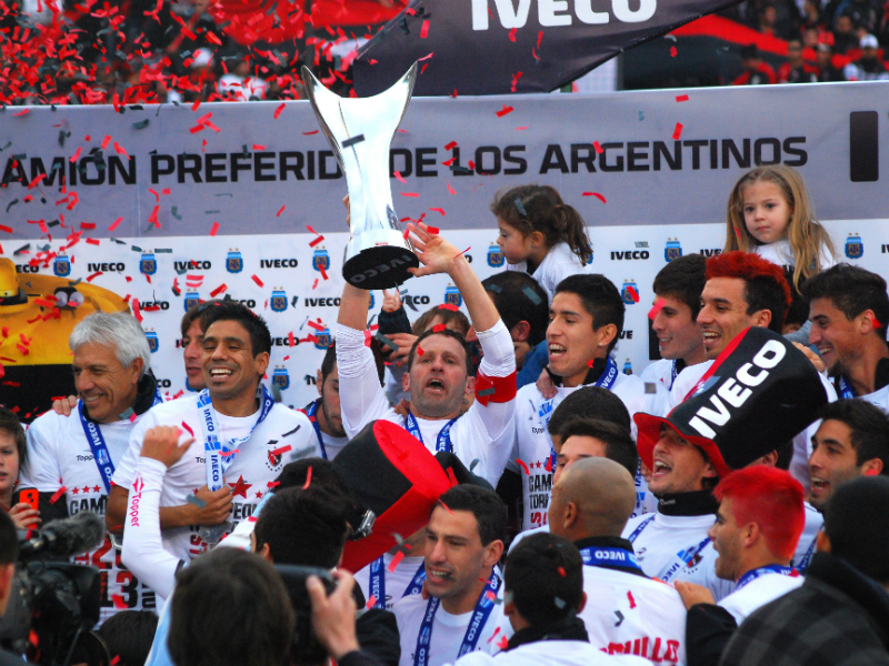 El festejo del campeón