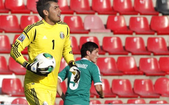 Richard Sánchez, en el México - Paraguay del Mundial Sub 20