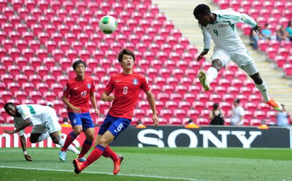 U20 World Cup: Kayode Olanrewaju of Nigeria scores against Korea