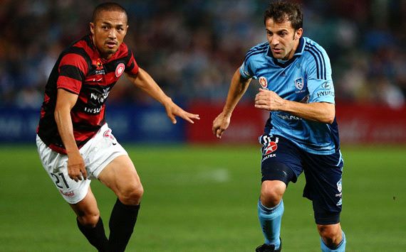 Alessandro Del Piero - Shinji Ono - Sydney FC - Western Sydney Wanderers