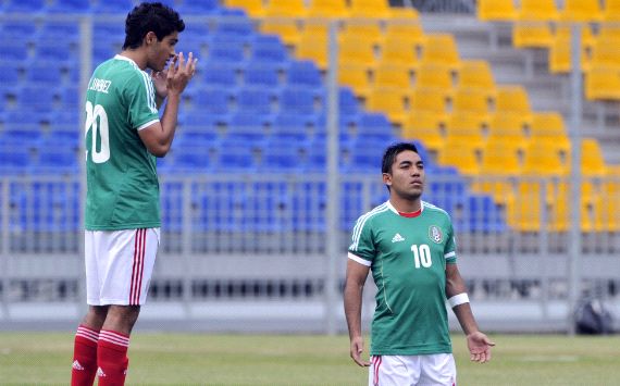 Raúl Jiménez, Marco Fabián, México