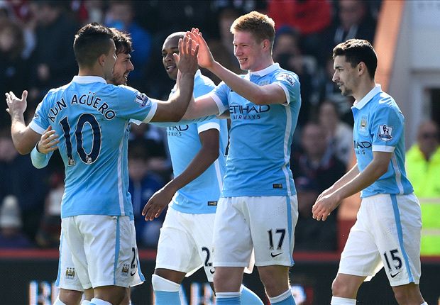 Bournemouth 0-4 Manchester City: De Bruyne nets in first-half goal glut