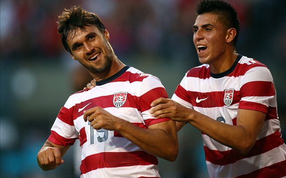 Chris Wondolowski, Joe Corona, USA, United States, Gold Cup