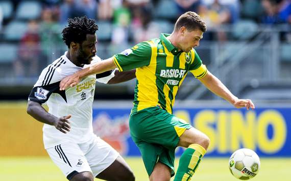 Swansea City v ADO Den Haag, Wilfried Bony, Danny Holla