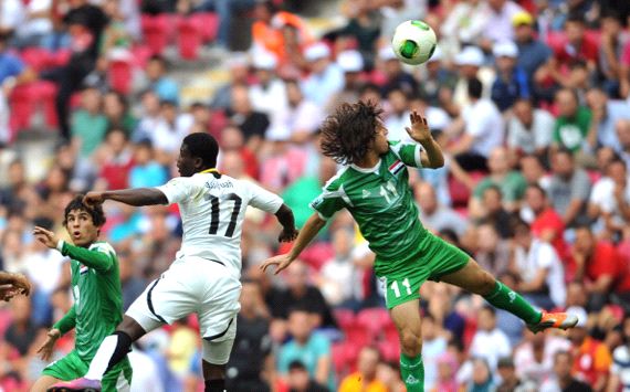 Humam Tareq , Ebenezer Assifuah & Mahdi Kamil - Iraq against Ghana @ World Cup U20
