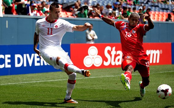 Marcus Haber, Canada; Juan Carlos Cedeno, Panama - Gold Cup 2013