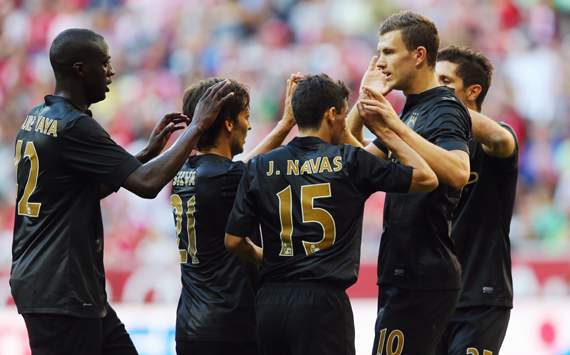 Audi Cup 2013, Manchester City v AC Milan, Edin Dzeko