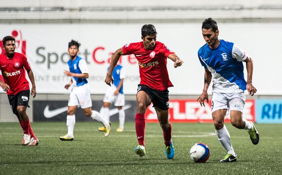 M. Anumanthan, Courts Young Lions vs Harimau Muda B