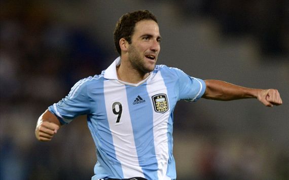 Gonzalo Higuain (A) - friendly Italy-Argentina