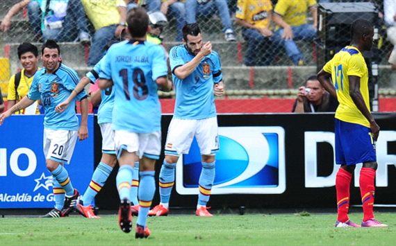 España - Ecuador, amistoso internacional
