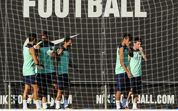 Entrenamiento de Barcelona