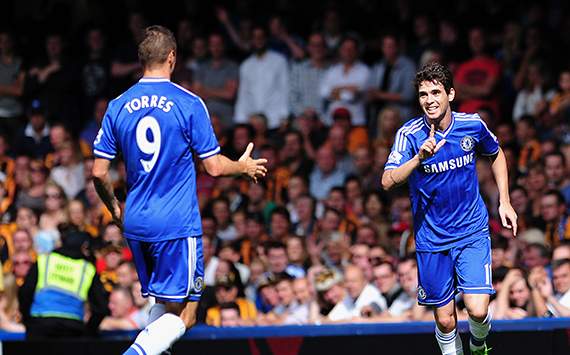 EPL - Chelsea vs Hull City, Oscar