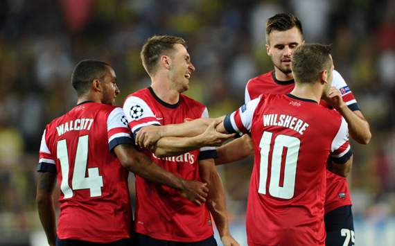 UEFA Champions League_Arsenal v Fenerbahce, Aaron Ramsey
