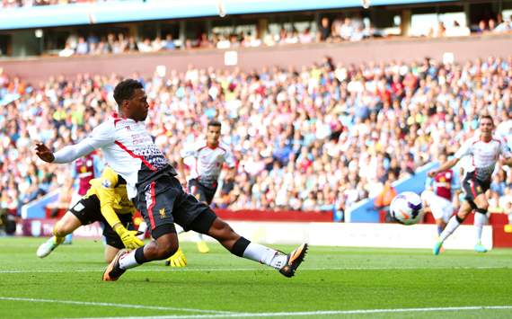 EPL_Aston Villa v Liverpool, Daniel Sturridge, Brad Guzan