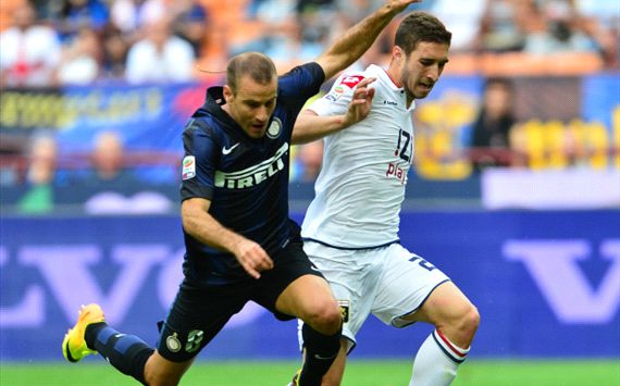 Rodrigo Palacio and Sime Vrsaljko - Inter-Genoa