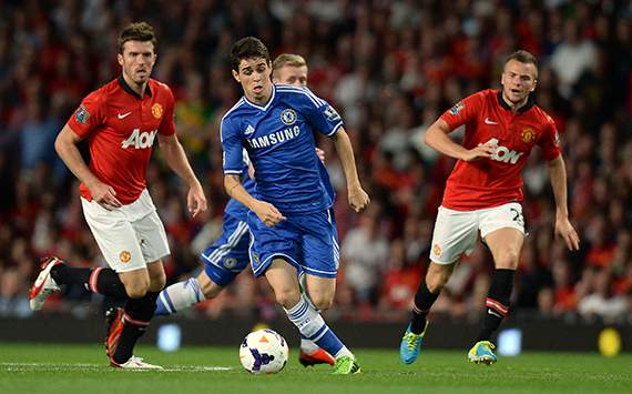 EPL - Manchester United and Chelsea, Oscar and Michael Carrick