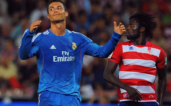 Granada - Real Madrid, Cristiano Ronaldo y Diakhate