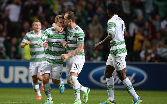 UEFA Champions League Play-offs: Celtic v FC Shakhter Karagandy, Kris Commons, Anthony Stokes