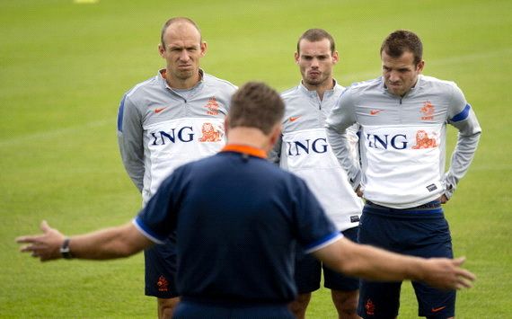 Arjen Robben, Wesley Sneijder, Rafael van der Vaart, Nederlands elftal
