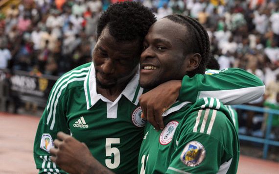 Victor Moses and Efe Ambrose - Nigeria