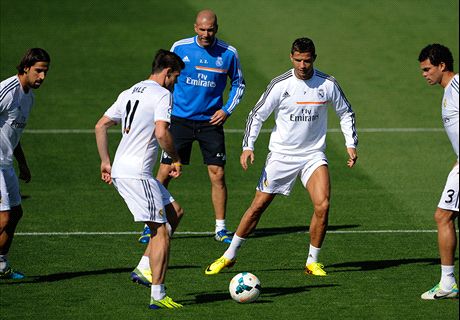 Cristiano Ronaldo vuelve a los entrenamientos del Real Madrid