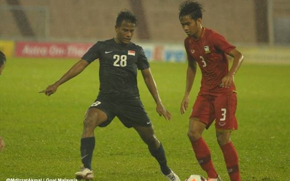 Thailand Selection vs Singapore U23 - Shamil Sharif - Kithpom Boonsan