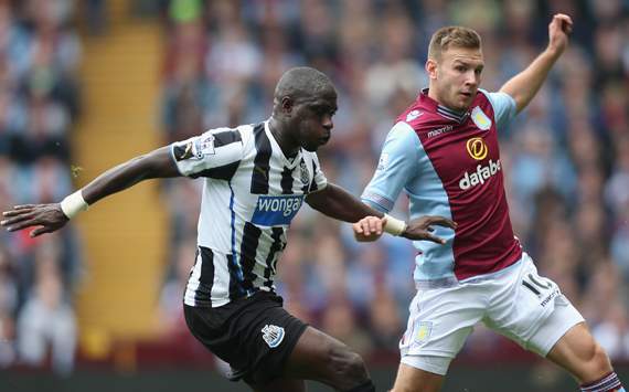 Andreas Weimann & Moussa Sissoko, Aston Villa v Newcastle United , EPL