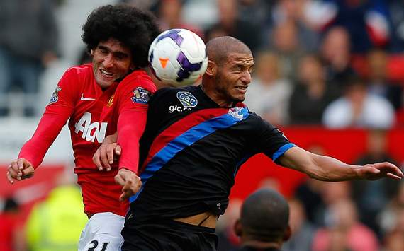 Adlene Guedioura & Marouane Fellaini, Manchester United vs Crystal Palace 