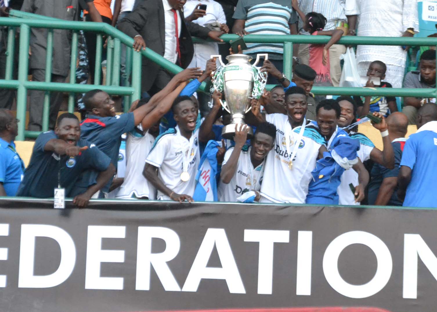 In Pictures: Enyimba win 2013 Federation Cup