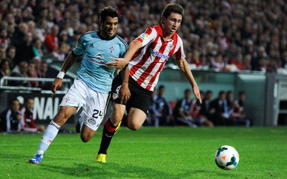 AUGUSTO FERNANDEZ AYMERIC LAPORTE ATHLETIC CLUB BILBAO CELTA VIGO LA LIGA 091613
