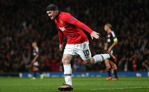 UEFA Champions League_Manchester United v Bayer Leverkusen, Wayne Rooney