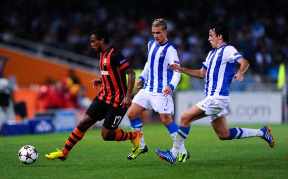 FERNANDO ANTOINE GRIEZMANN RUBÉN PARDO REAL SOCIEDAD SHAKHTAR DONETSK UCL